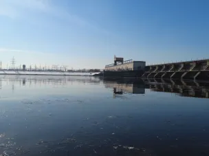 Нижегородская ГЭС готовится к пропуску весеннего половодья